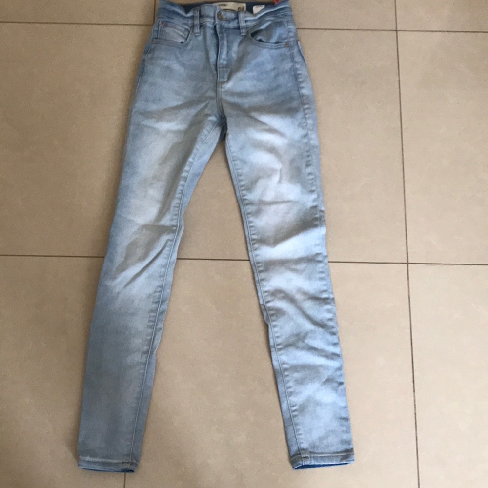 Garage high rise skinny jeans